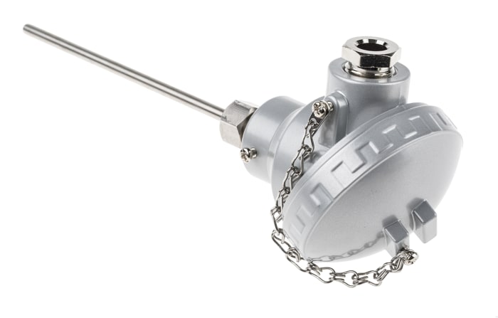 RS PRO PT100 RTD Sensor, 6mm Dia, 150mm Long, 3 Wire, Probe, Class B +450°C Max