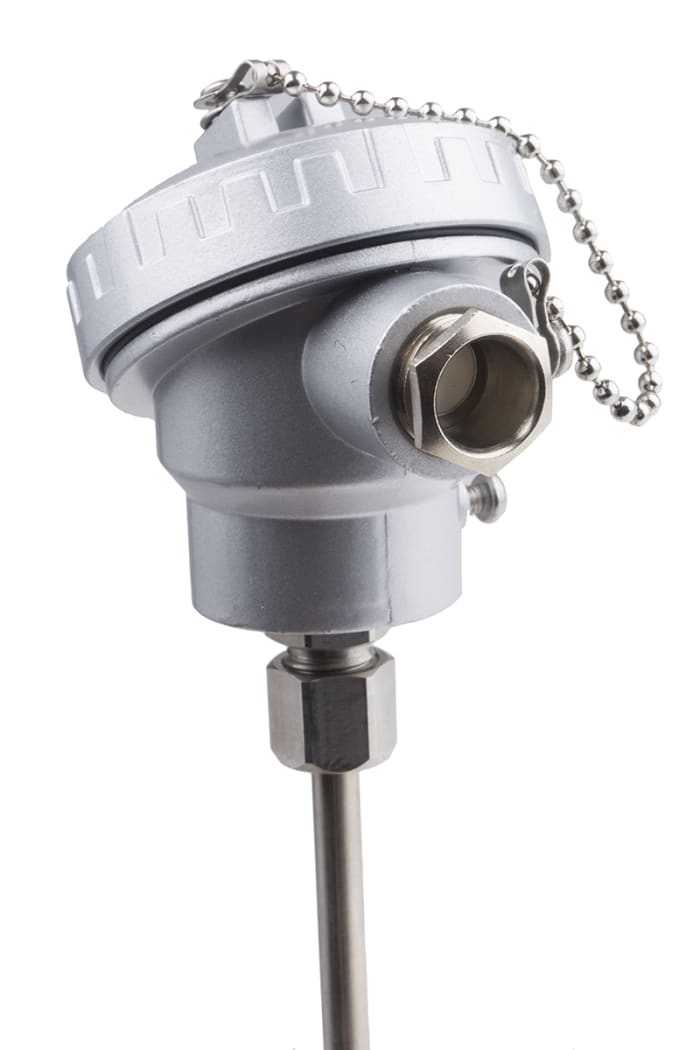 RS PRO PT100 RTD Sensor, 6mm Dia, 250mm Long, 4 Wire, Probe, Class B +450°C Max