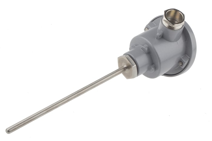 RS PRO PT100 RTD Sensor, 6mm Dia, 150mm Long, 4 Wire, Probe, Class B +450°C Max