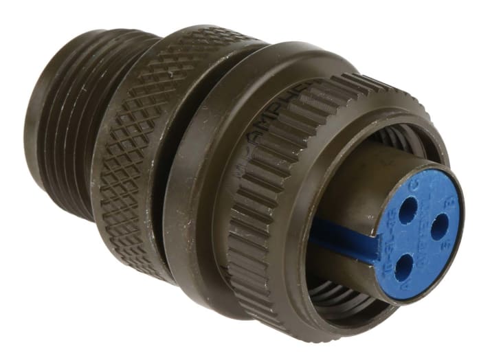 Amphenol Industrial, 97 3 Way MIL Spec Circular Connector Plug,Shell Size 10SL