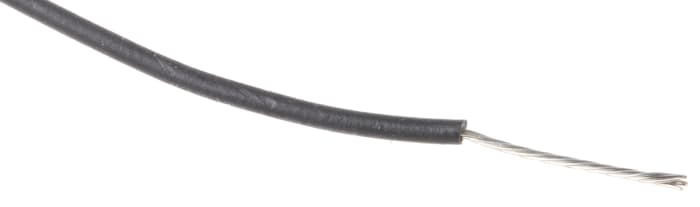 Fils de câblage RS PRO UL3266, 0,2 mm², Noir, 24 AWG, 100m, 300 V