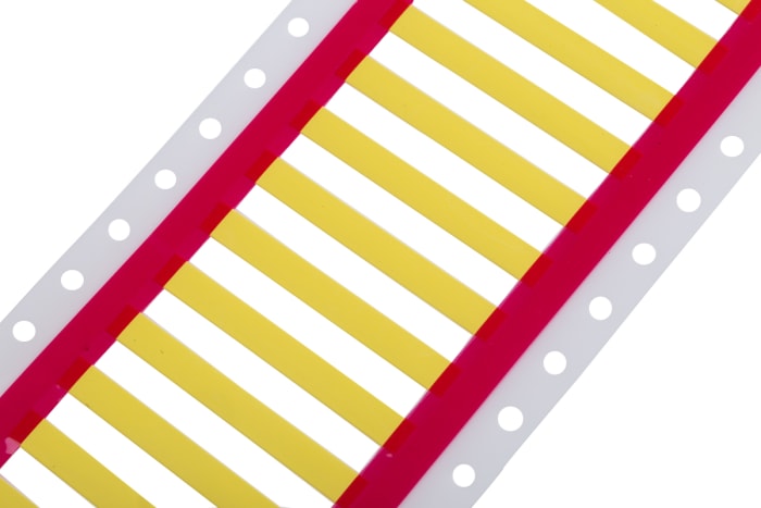 Repère câble RS PRO Thermorétractable, Ø câble 1.1 → 2.7mm, Jaune