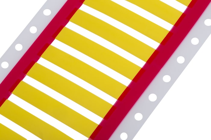 Repère câble RS PRO Thermorétractable, Ø câble 1.8 → 4.1mm, Jaune