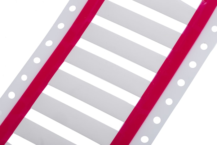 RS PRO Heat Shrink Cable Marker, White, 2.3 → 5.5mm Cable