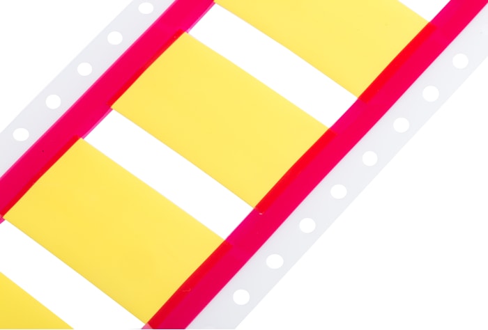RS PRO Heat Shrink Cable Marker, Yellow, 7 → 16.3mm Cable