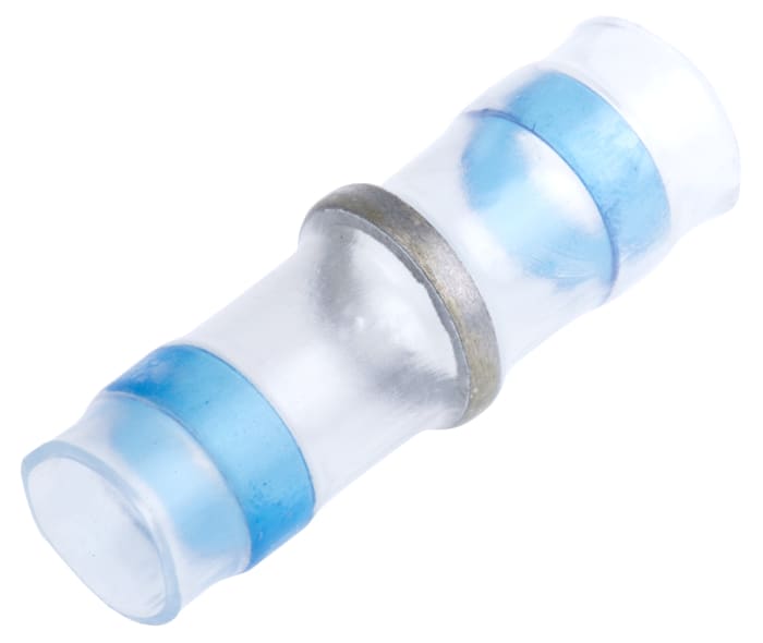 RS PRO Blue Low-Density Polyethylene Solder Sleeve 32.5mm Length 3.7 → 6mm Cable Diameter