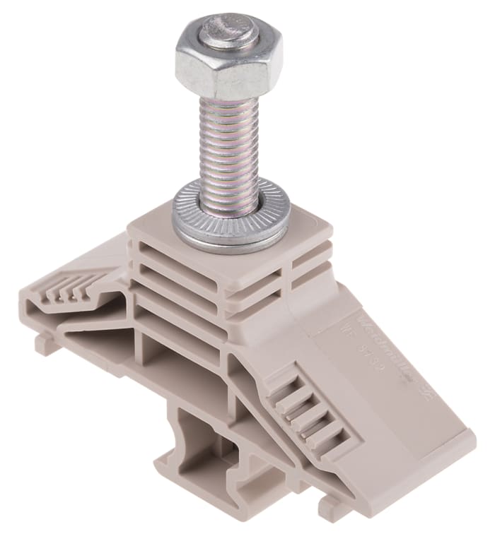Weidmuller 1319060000 WF 8/32 Series Dark Beige, 50mm², Single-Level, Screw Termination