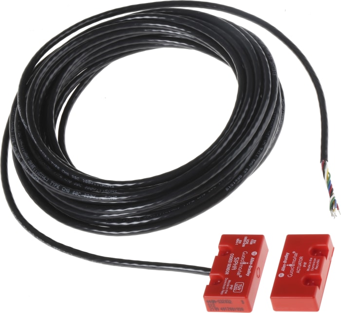 Allen Bradley Guardmaster 440N Series Magnetic Non-Contact Safety Switch, 250 V ac, 300V dc, ABS Housing, NO/NC, 10m