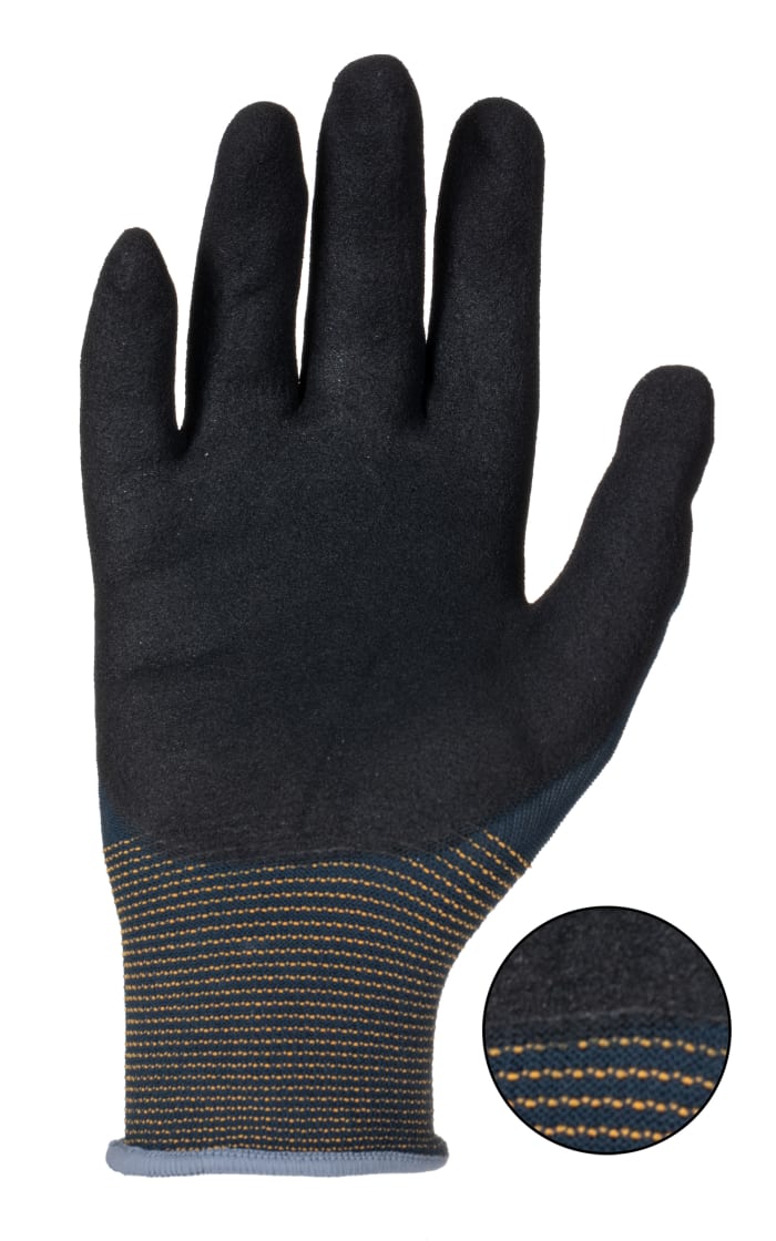 500 8 Mapa | Mapa ULTRANE 500 Black Nitrile General Purpose Work Gloves ...