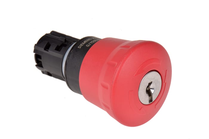 Siemens SIRIUS ACT 3SU10 Series, Key Release, Emergency Stop Push Button Head