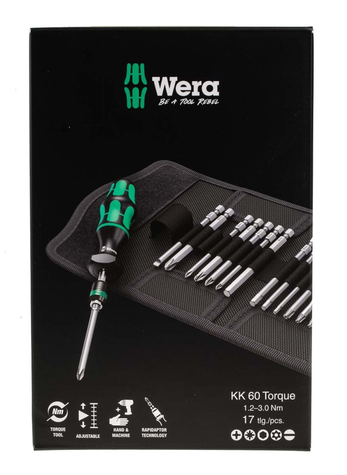 059293 Wera Wera Interchangeable Hexagon, HexPlus, Phillips