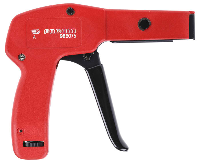 Facom Cable Tie Gun, 2.2 to 4.8 mm Capacity
