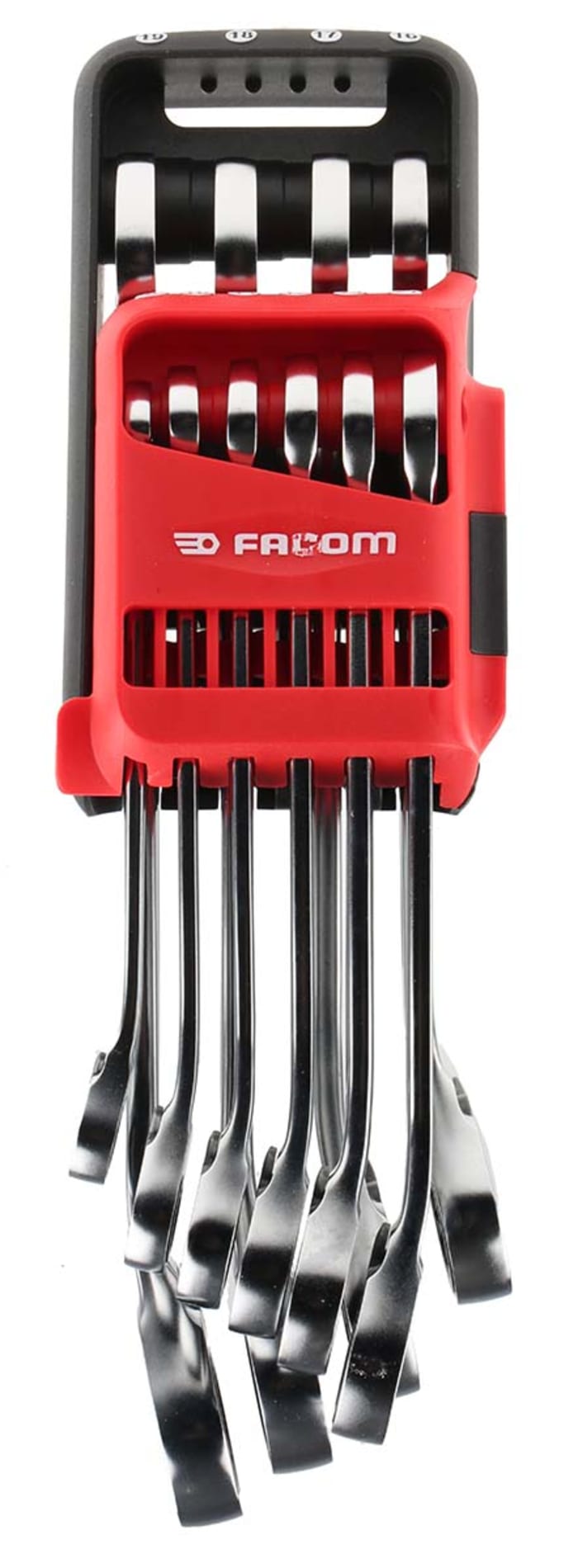 Facom 467B Series 10-Piece Spanner Set, 8 → 19 mm, Chrome Vanadium Steel