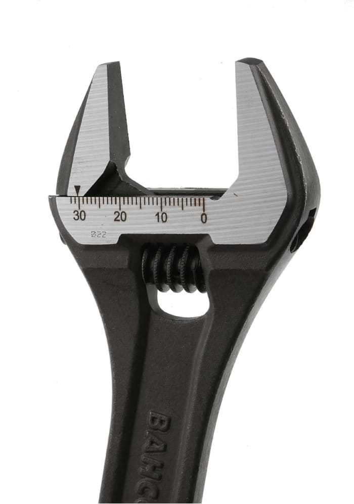 31 Bahco Bahco Adjustable Spanner, 205 mm Overall, 32mm Jaw Capacity