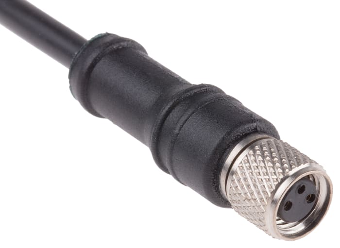 Câble d'actionneur RS PRO 3 conducteurs , M8 Femelle pré-câblé, 2m