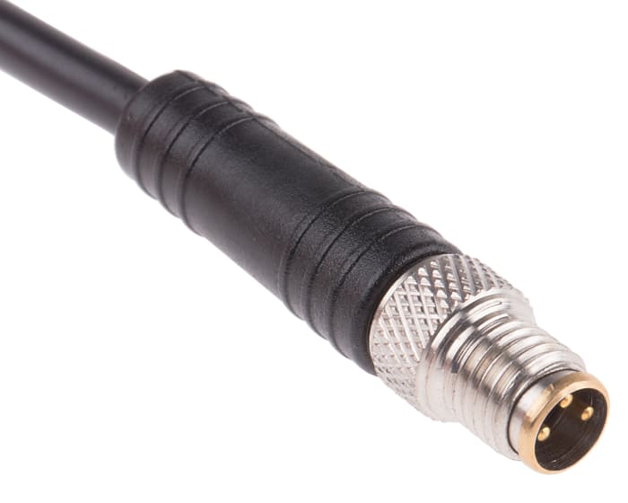 RS PRO Straight Male 3 way M8 to Unterminated Sensor Actuator Cable, 2m
