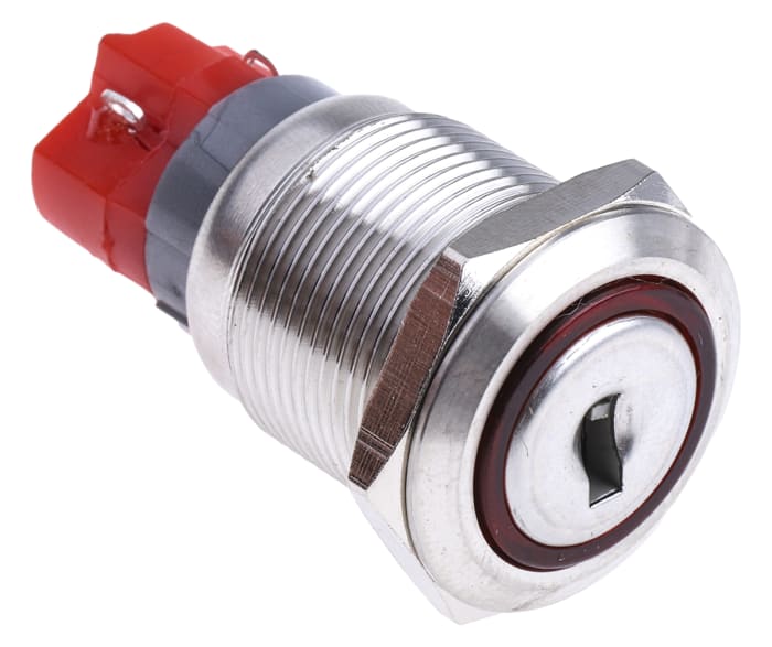 RS PRO IP40 Key Switch, SPDT, 5 A 2-Way