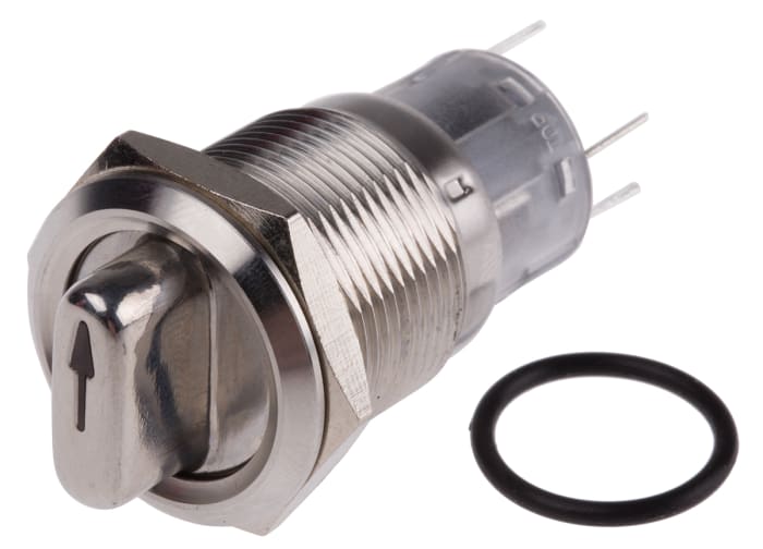 RS PRO Selector Switch - (on-on), Illuminated 2 Positions