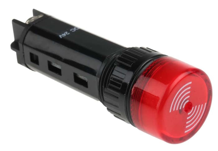 RS PRO Panel Mount Buzzer, 24 V dc, 80dB at 1 m, DC