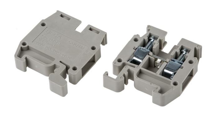 RS PRO, 4mm², Single-Level, Screw Termination