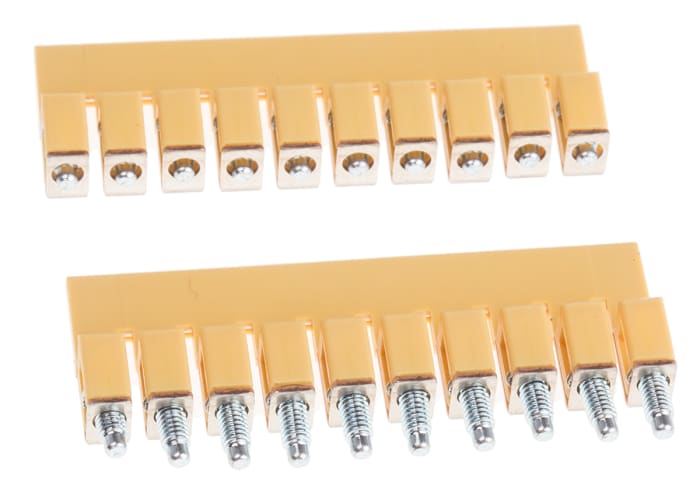RS PRO Jumper Bar for Use with Screw Clamp Terminal Block