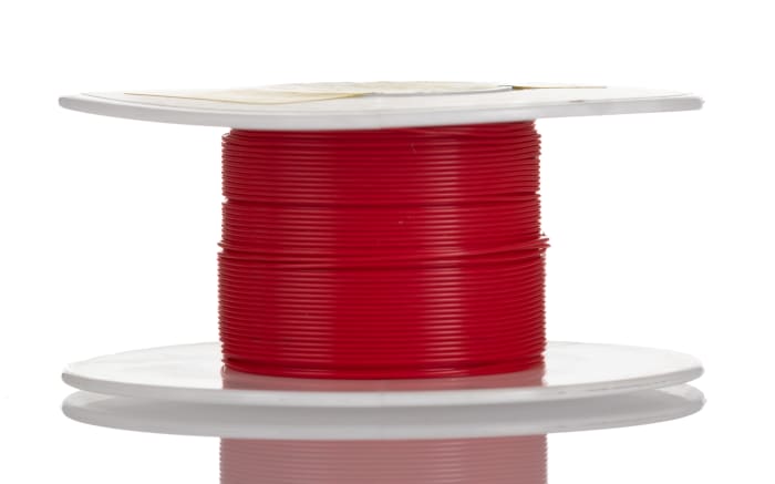 Cable de conexión Alpha Wire 2840/7 RD005, área transversal 0,03 mm² Alta temperatura Filamentos del Núcleo 7/0,008 mm
