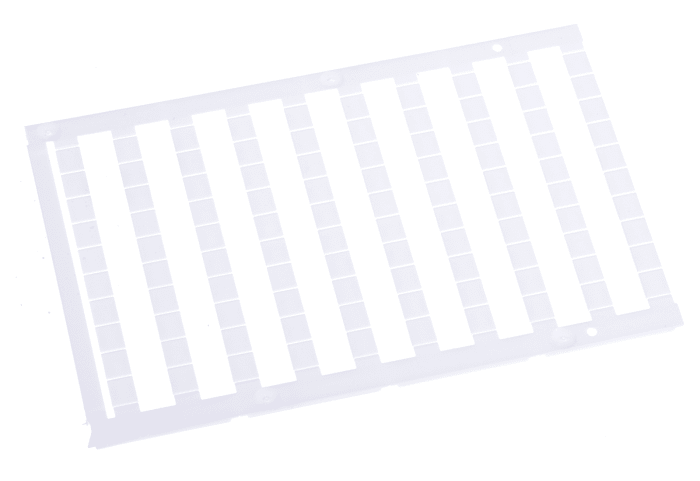 Weidmüller Terminal Marker for use with Cable Connector, Conductor, Electronic Sub-Assemblies, Plug-In Connectors,