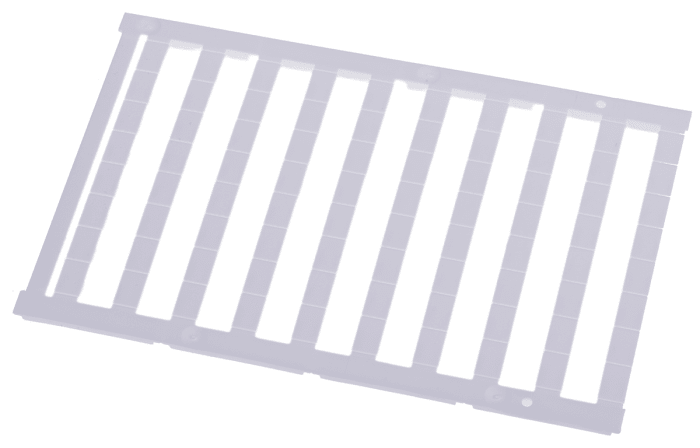 Weidmüller Terminal Marker for use with Cable Connector, Conductor, Electronic Sub-Assemblies, Plug-In Connectors,