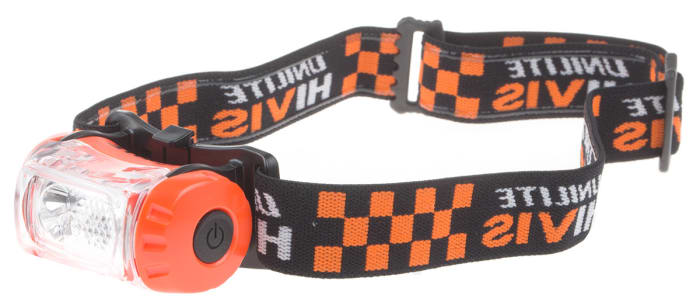 Unilite LED Head Torch Orange - Rechargeable 220 lm, 70 mm