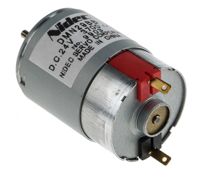 DMN29BB Nidec Nidec Brushed DC Motor, 3 W, 24 V, 7.8 mNm, 3700 rpm, 2