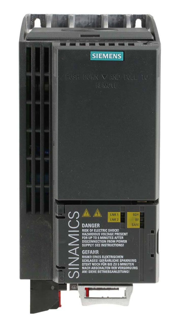 Variateur de fréquence Siemens SINAMICS G120C, 7,5 kW 400 V c.a. 3 phases, 18,2 A, 21,5 A, 0 → 550Hz