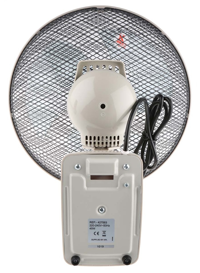 12" Wall Fan VentAxia VentAxia Wall Fan 300mm blade diameter 3 speed with plug Type G