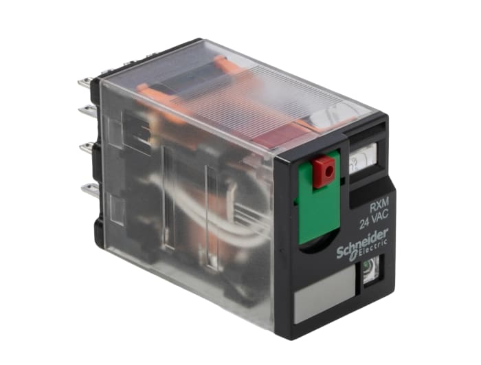 Výkonové relé 4PDT zásuvné 24V ac Harmony Relay RXM