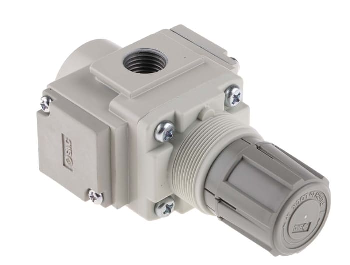 SMC G 1/4 Pneumatic Regulator - 0.05MPa to 0.85MPa, 1/4, 1MPa max. input