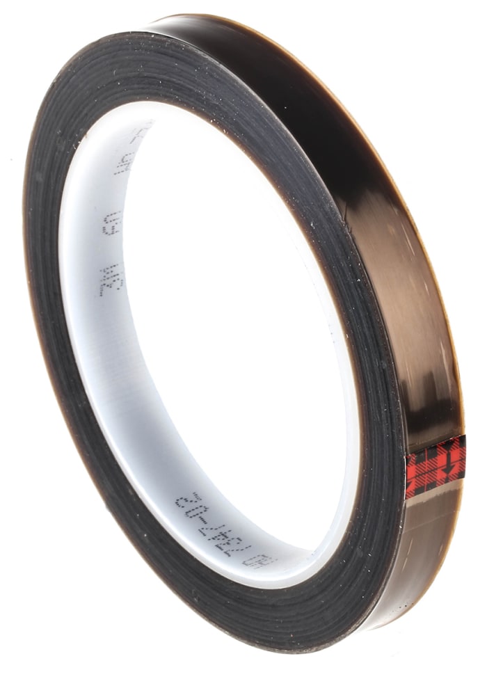 3M 60 Black PTFE Tape, 33m x 12mm x 0.10mm