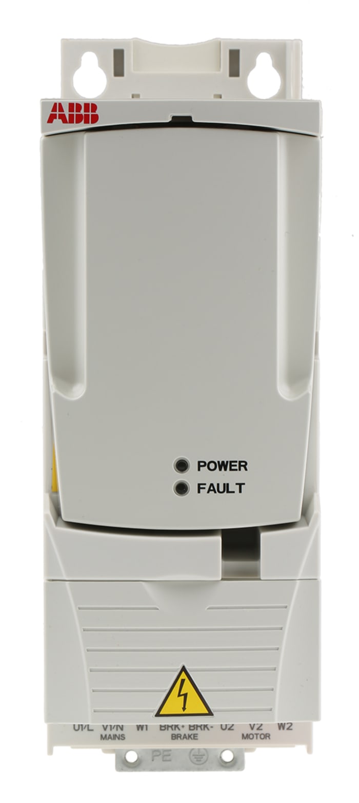 ABB Inverter Drive, 4 kW, 3 Phase, 400 V ac, 8.8 A, ACS355 Series