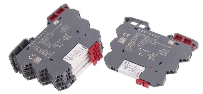 Relé modular RS PRO, SPDT, 24V dc, para carril DIN