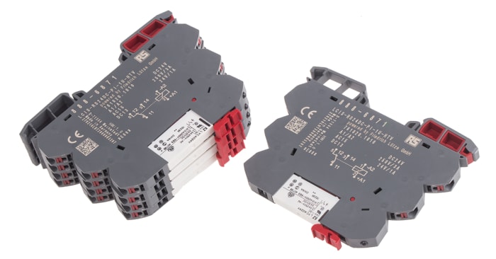 RS PRO Interface Relay, DIN Rail Mount, 24V dc Coil, SPDT, 1-Pole