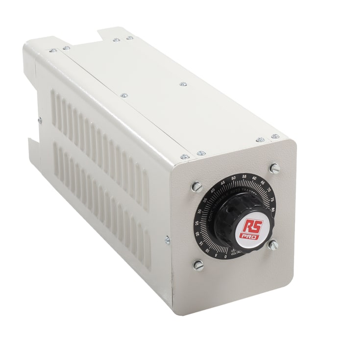 RS PRO 3 Phase 1.628kVA Variac, 3 Output, 415V, 2A