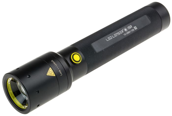 LEDLENSER LED LED Torch Black - Rechargeable 400 lm, 187 mm