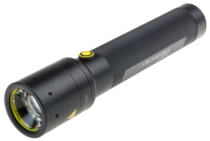 LEDLENSER LED LED Torch Black 400 lm, 187 mm