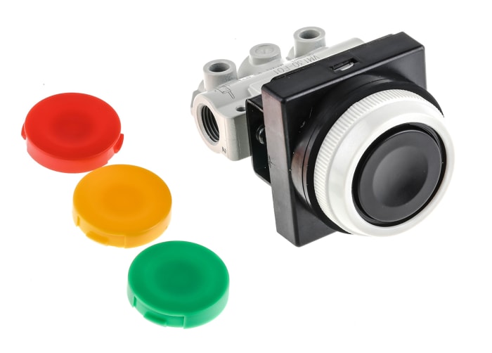 VM130F0133A SMC SMC Push Button (Flush) Pneumatic Manual Control
