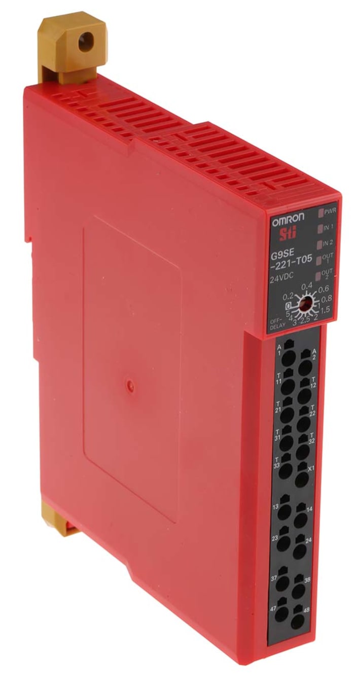 G9SE221T05 DC24 Omron Omron DualChannel Emergency Stop Safety