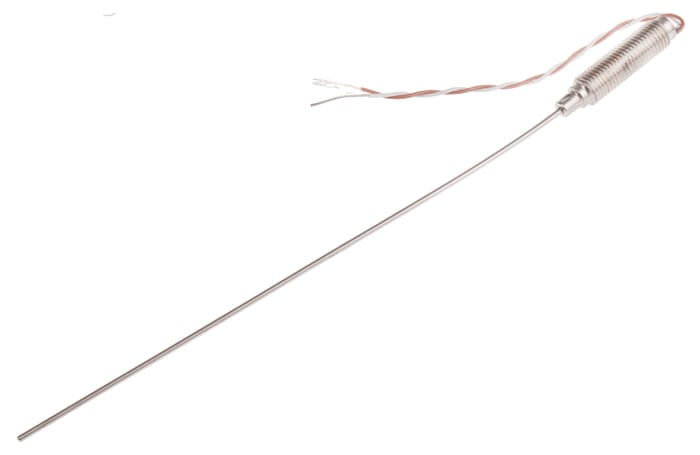 RS PRO Type Type T Mineral Insulated Thermocouple 150 mm Length, 1.5 mm Diameter, -100 °C → 400 °C Max