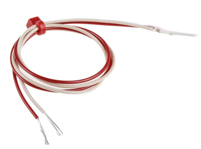 Capteur RTD PT100 RS PRO, Ø 2mm, L.10mm + 300mm, +250°C max, Raccord dénudé