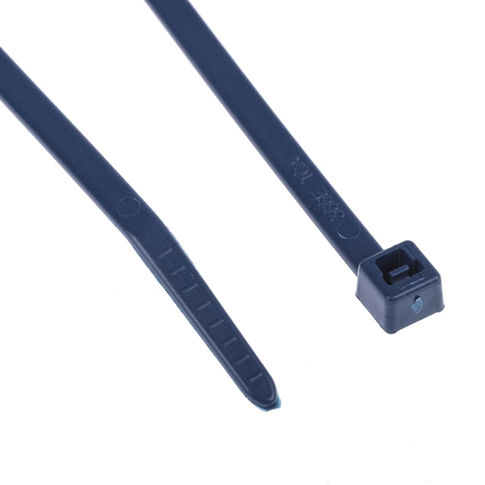 HellermannTyton, Metal Algılanabilir Polipropilen (PPMP), Mavi, Serbest Bırakılamaz Kablo Bağı, 150mm x 3,5 mm