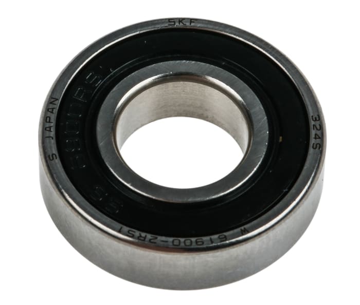 SKF W 61900-2RS1 Single Row Deep Groove Ball Bearing- Both Sides Sealed 10mm I.D, 22mm O.D