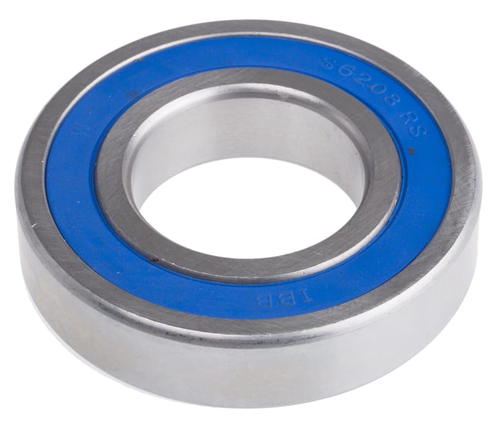 RS PRO SS6208-2RS Single Row Deep Groove Ball Bearing- Both Sides Sealed 40mm I.D, 80mm O.D