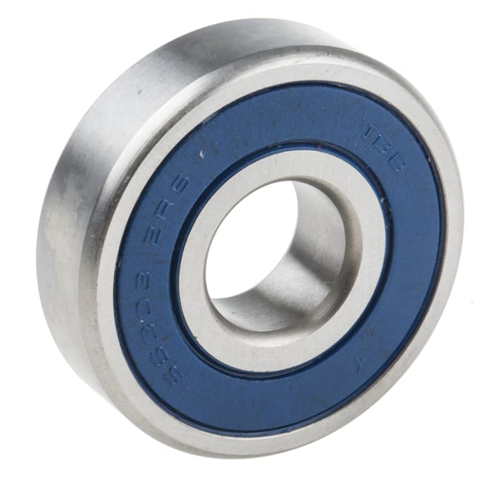 RS PRO SS6303-2RS Single Row Deep Groove Ball Bearing- Both Sides Sealed 17mm I.D, 47mm O.D
