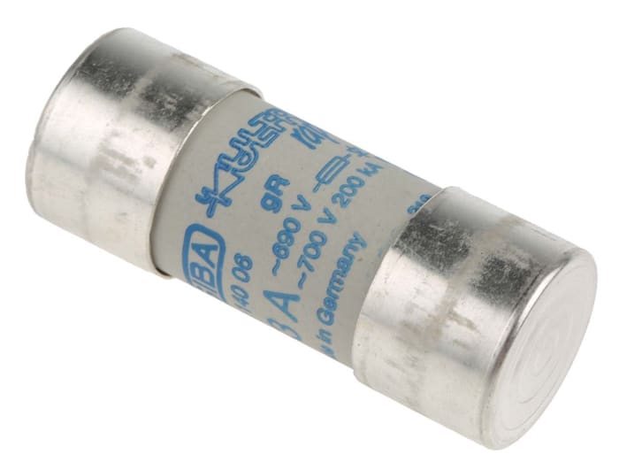 50-140-06/63A SIBA | SIBA 63A Ceramic Cartridge Fuse, 22 x 58mm | 893-8524  | RS Components